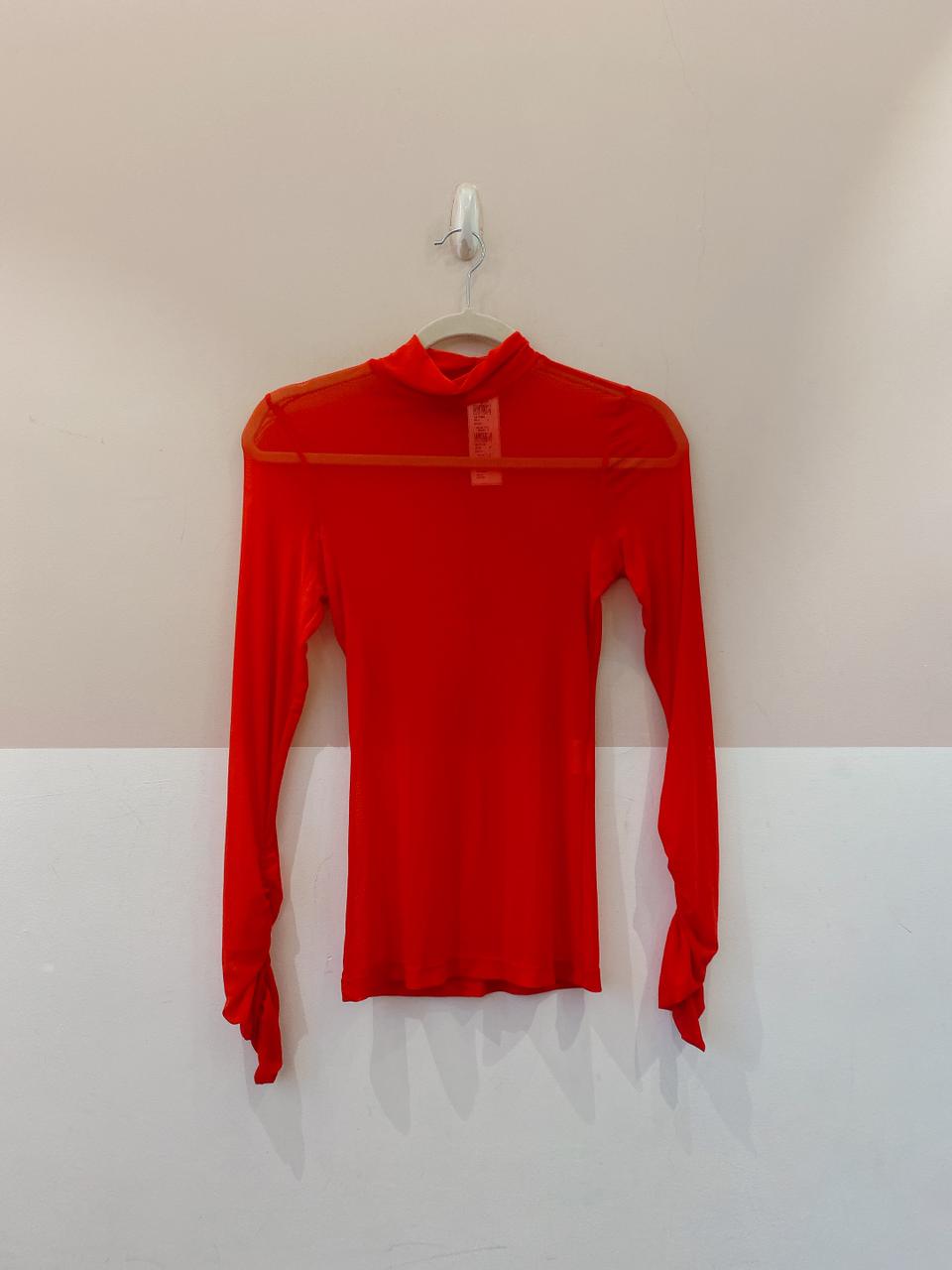 Blusa tule vermelho Agatha P