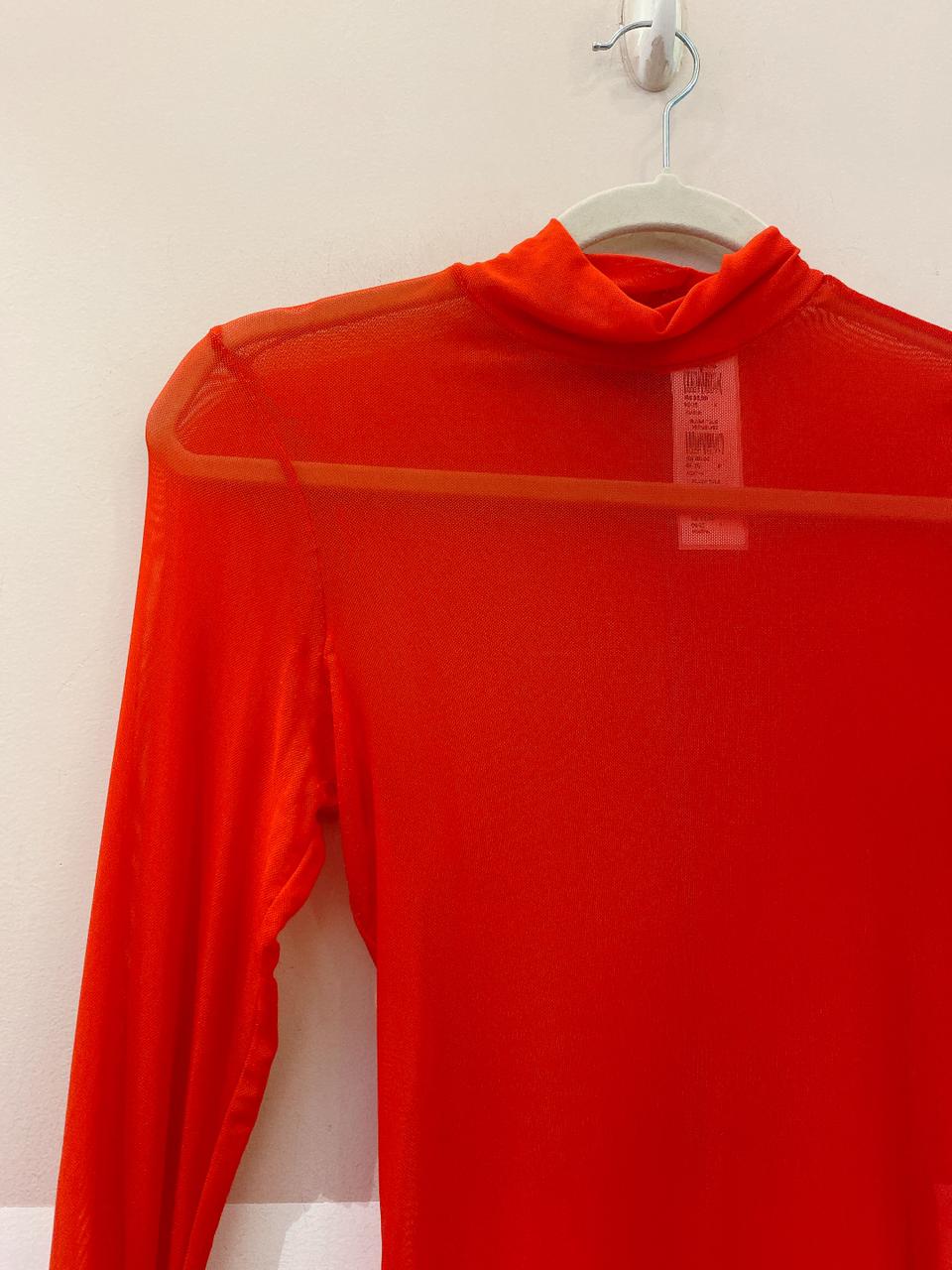 Blusa tule vermelho Agatha P