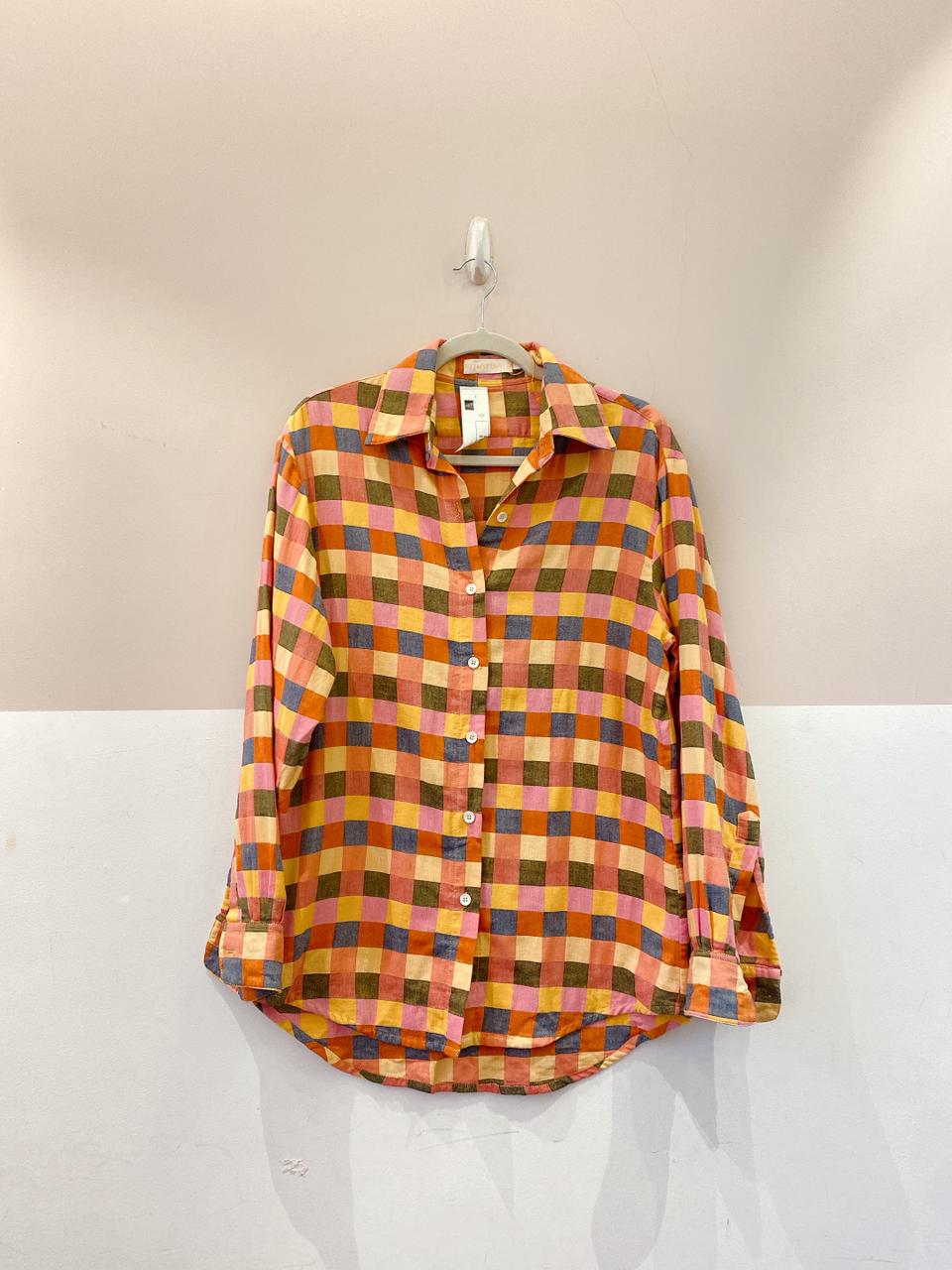 Camisa quadriculada Pitta P