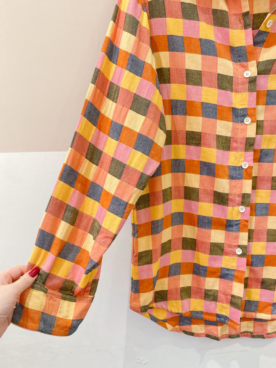 Camisa quadriculada Pitta P