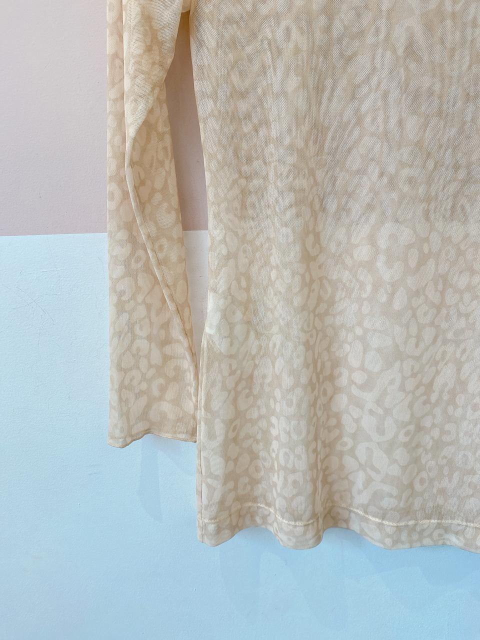 Blusa tule oncinha Eliza Conde PP