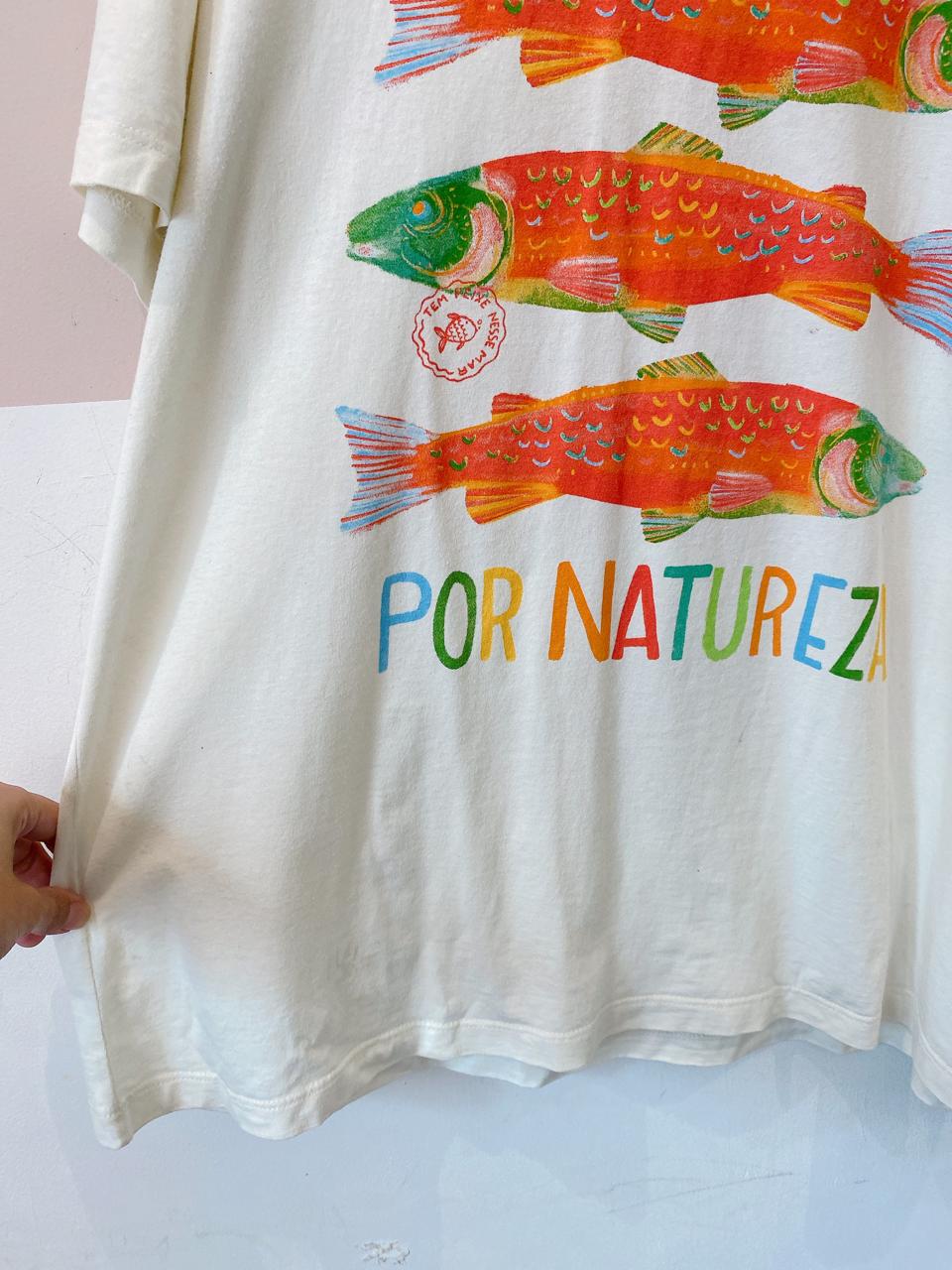 T-shirt ampla colorido Farm GG