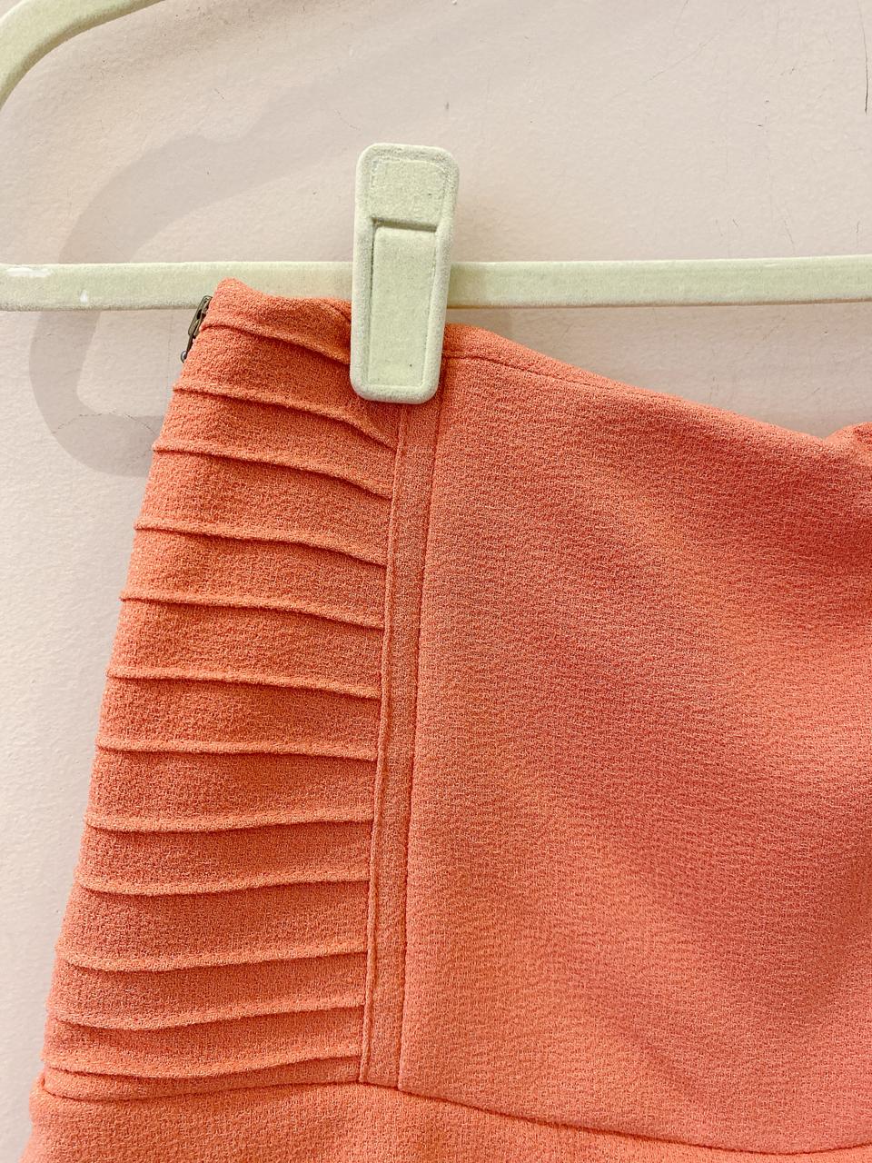 Short saia crepe botões Teti Gio 36