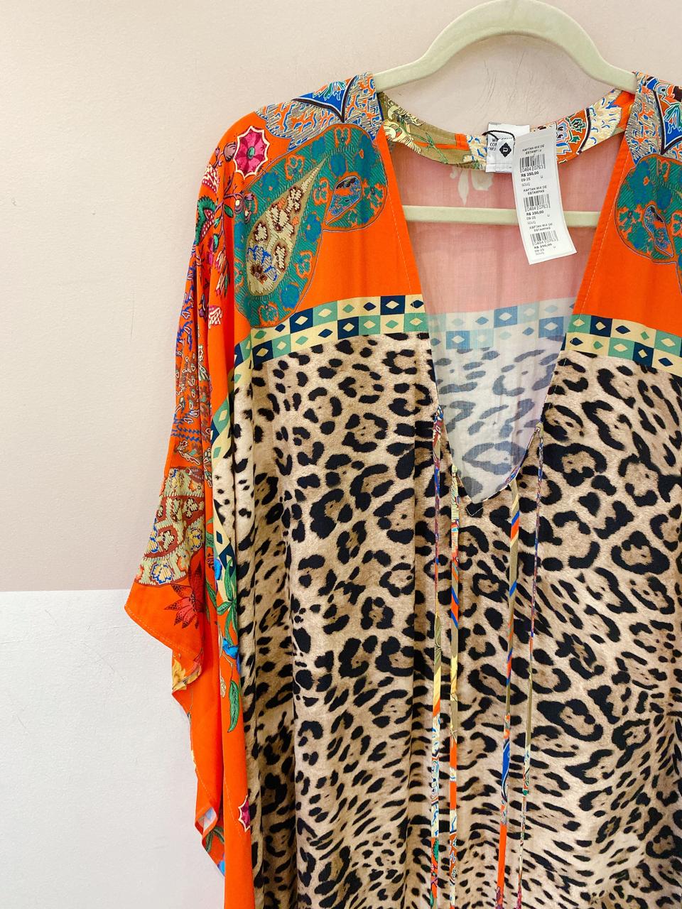 Kaftan mix de estampas Souq U