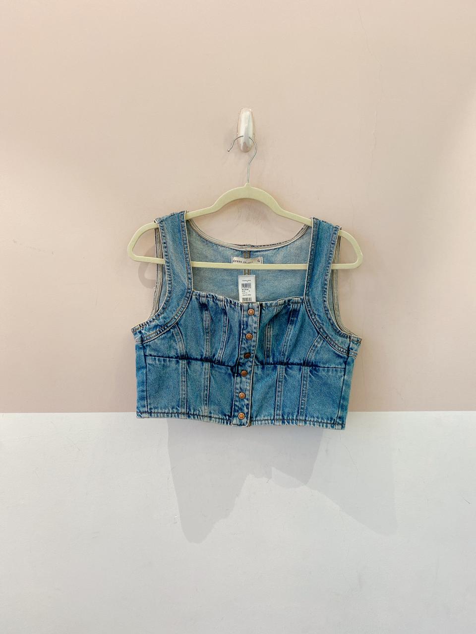 Colete jeans Dress To G