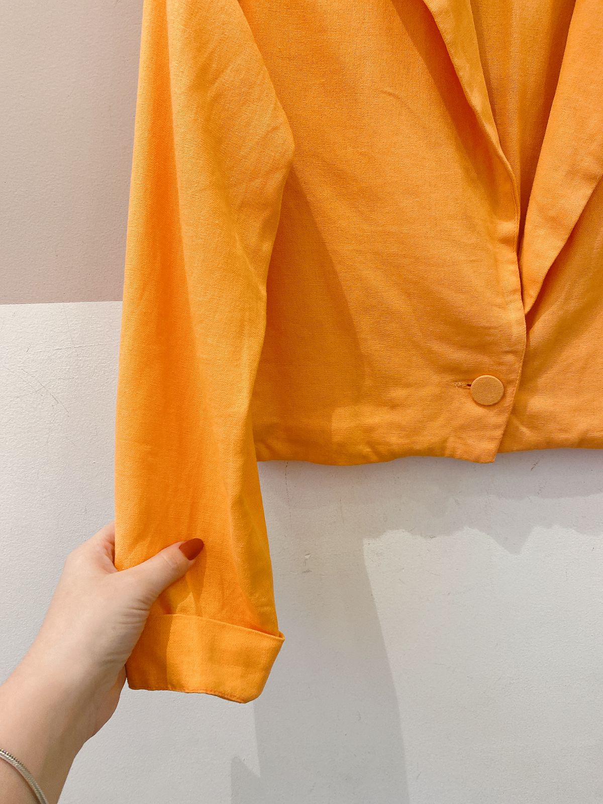 Blazer curto laranja Dress To P