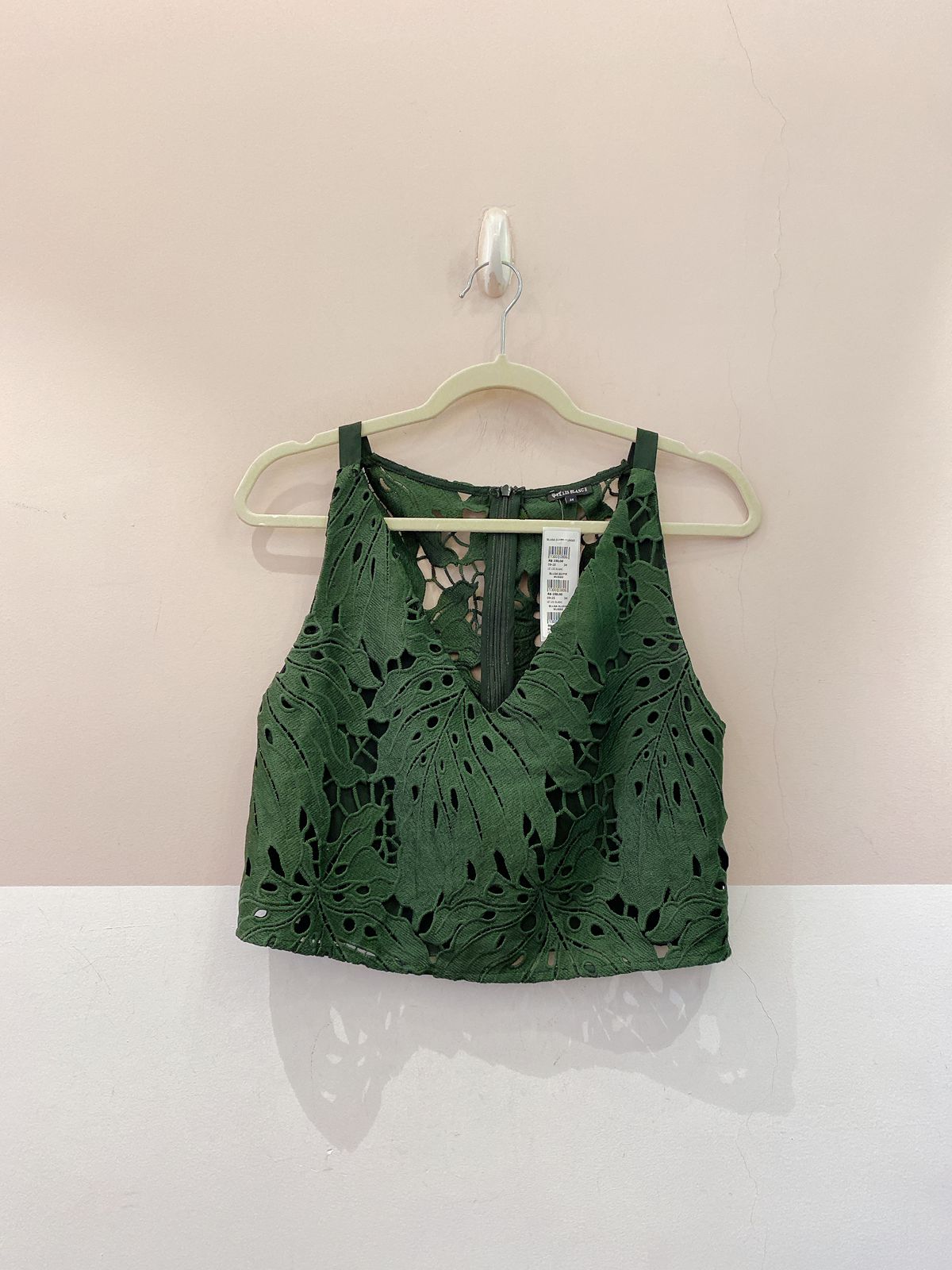 Blusa guipir musgo Le Lis Blanc 34