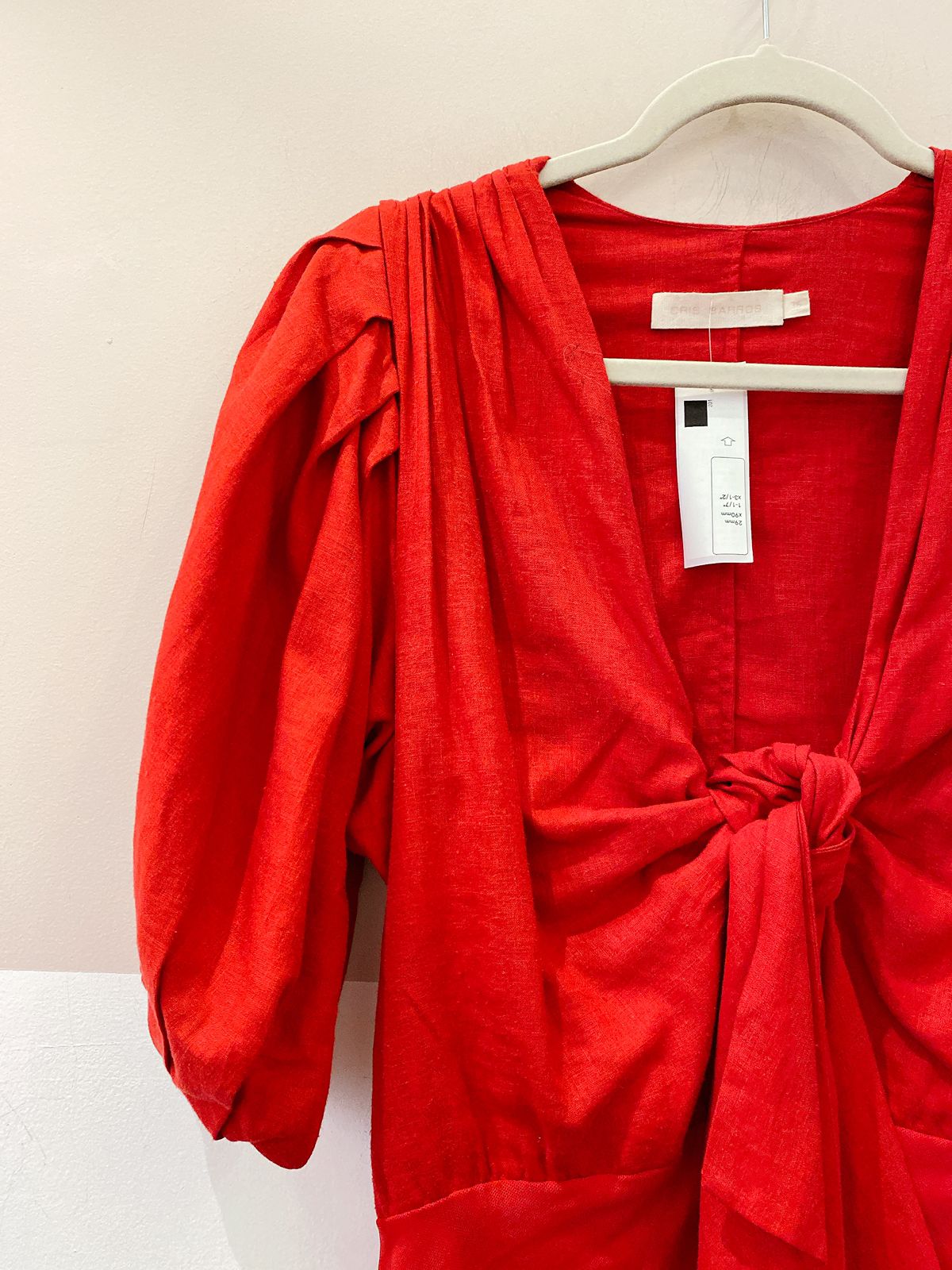 Body vermelho decote Cris Barros 36