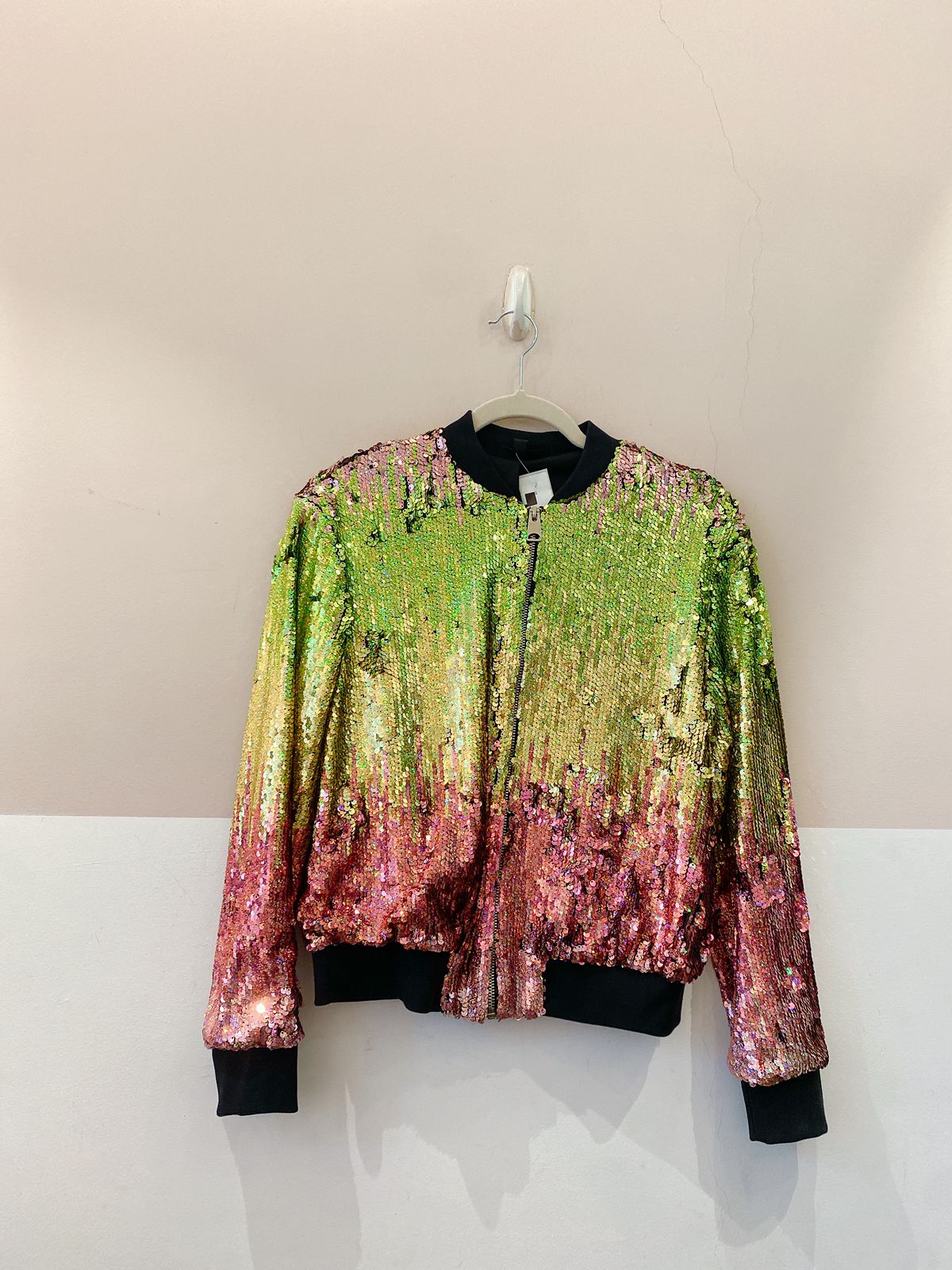 Bomber paêtes colorida Topshop P/38