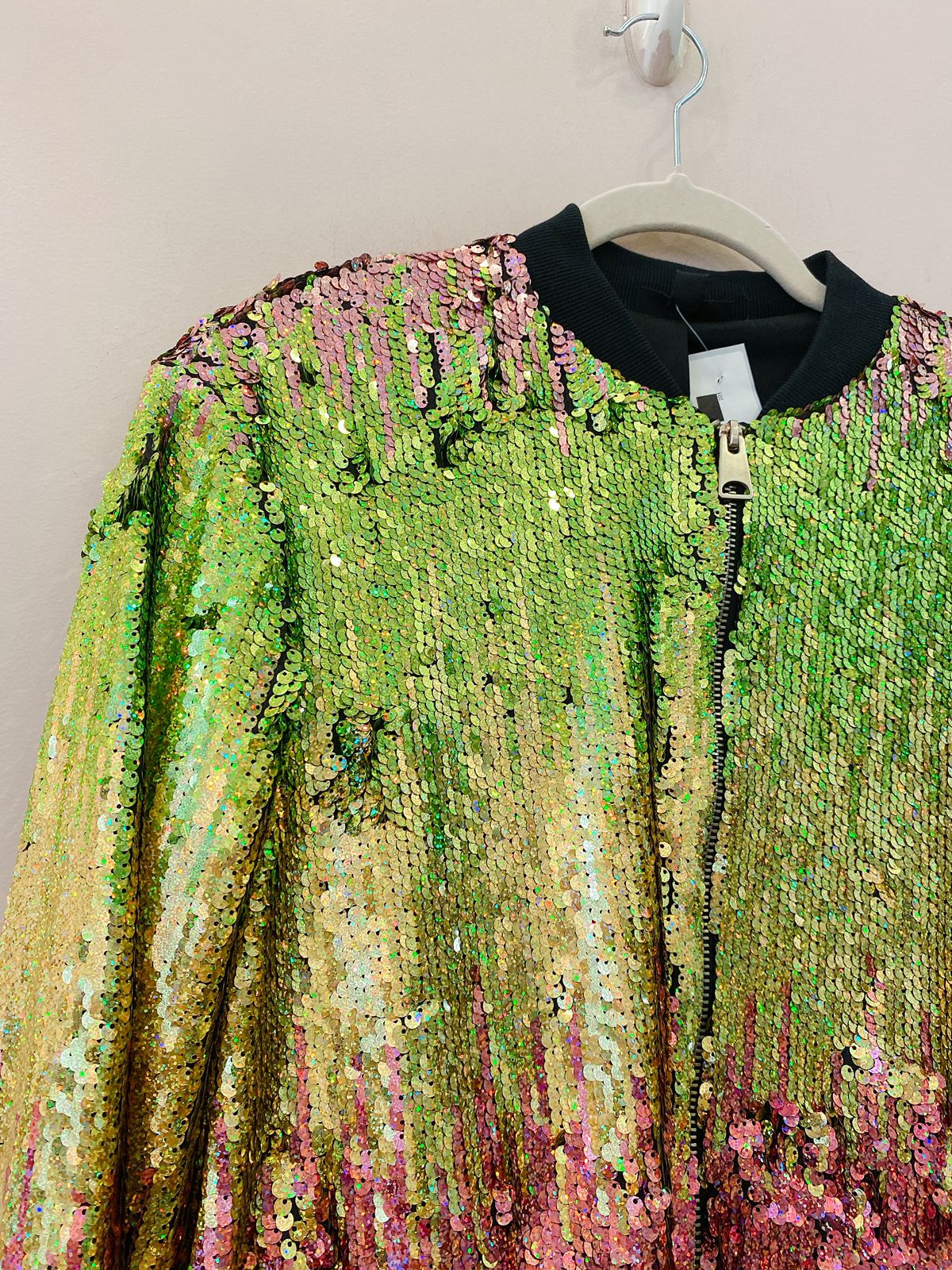 Bomber paêtes colorida Topshop P/38