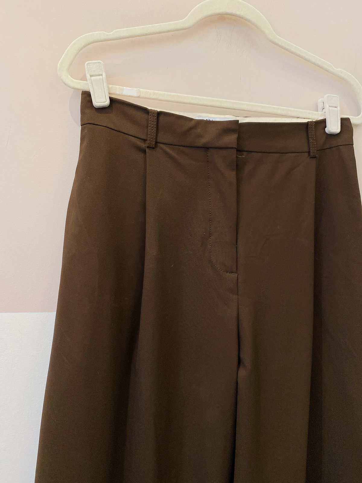 Calça alfaiataria marrom Zara P