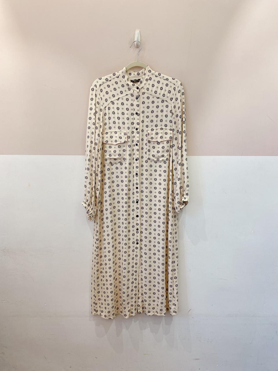 Chemise floral bege Sacada 38