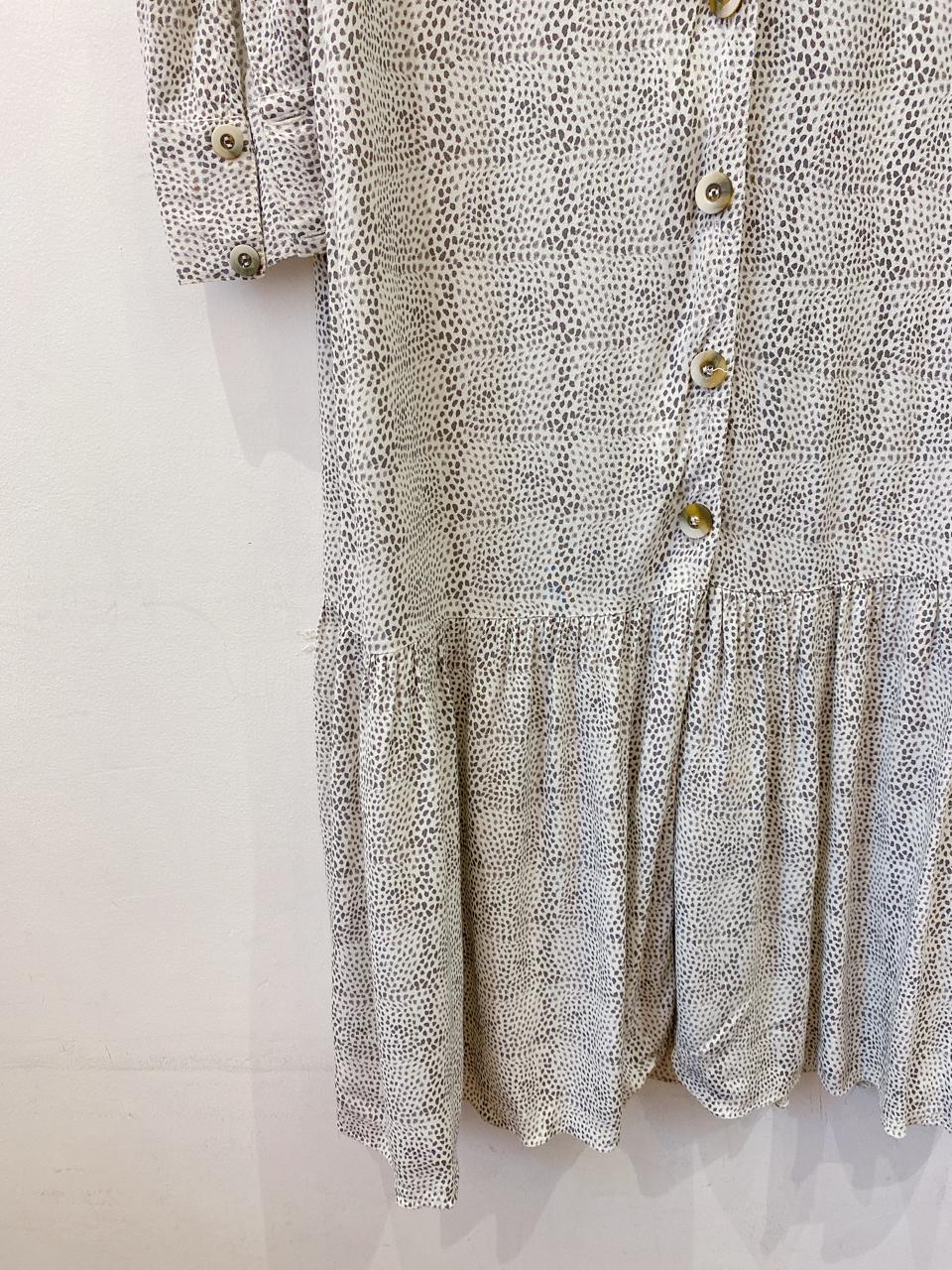 Vestido longo pintinhas off Dress To P