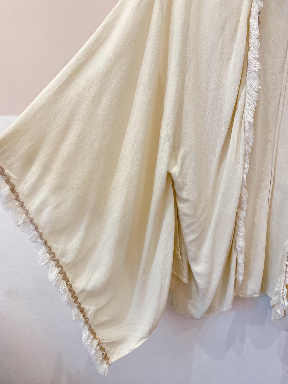 Kimono bege amplo Oasis P
