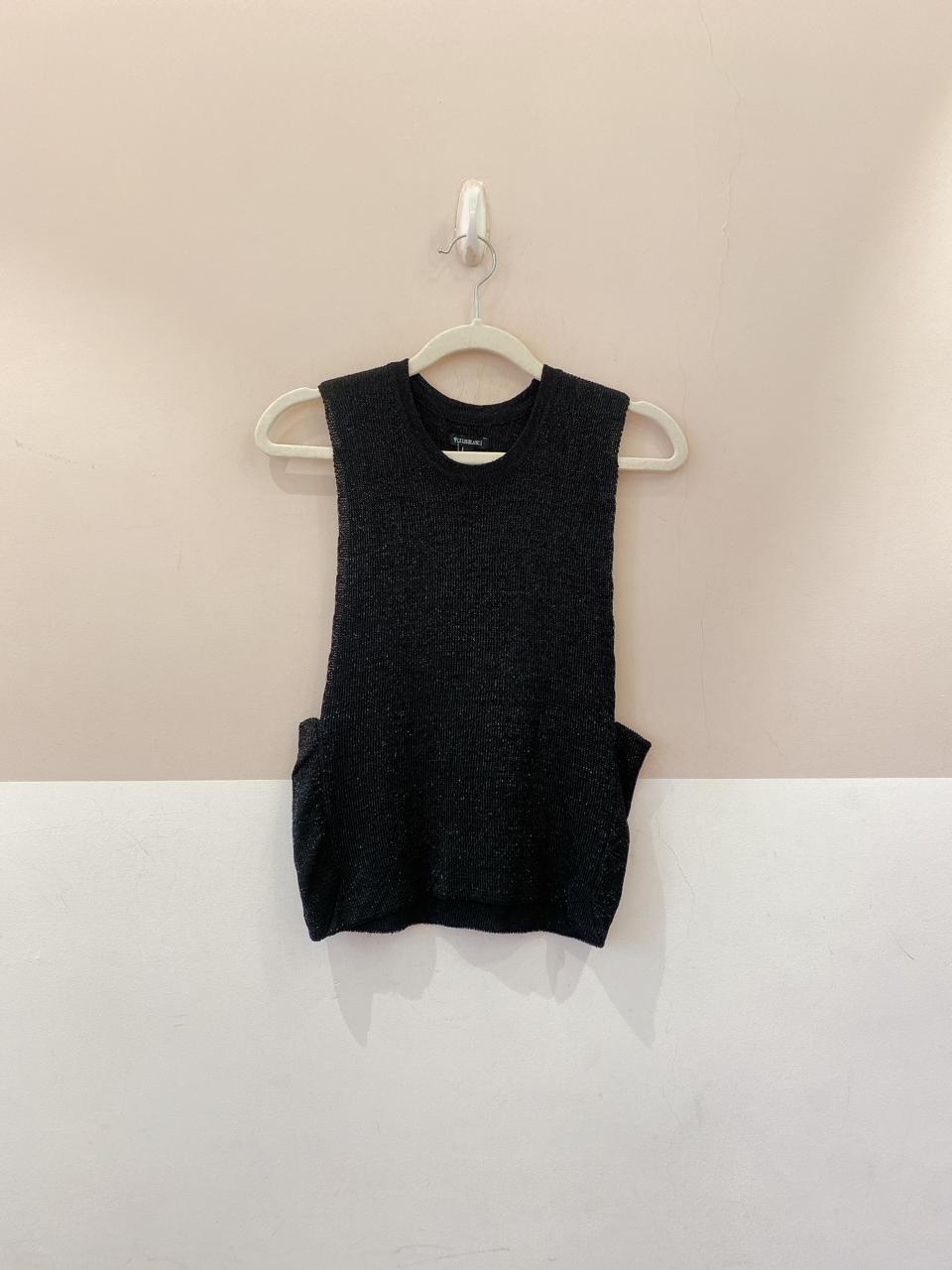 Blusa tricot preta Le Lis Blanc P
