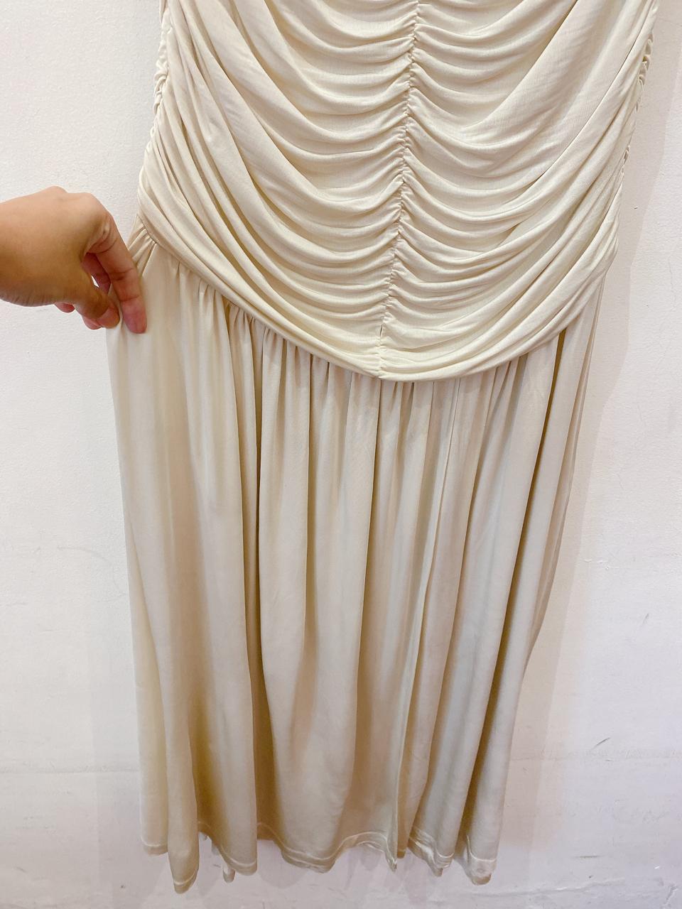 Vestido longo gelo detalhe Dress To M