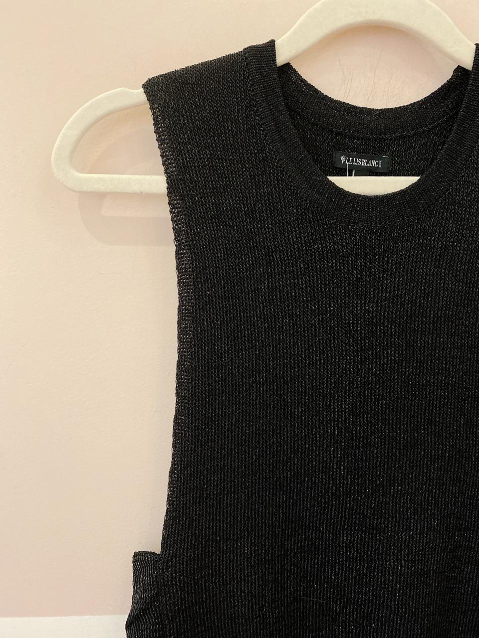 Blusa tricot preta Le Lis Blanc P