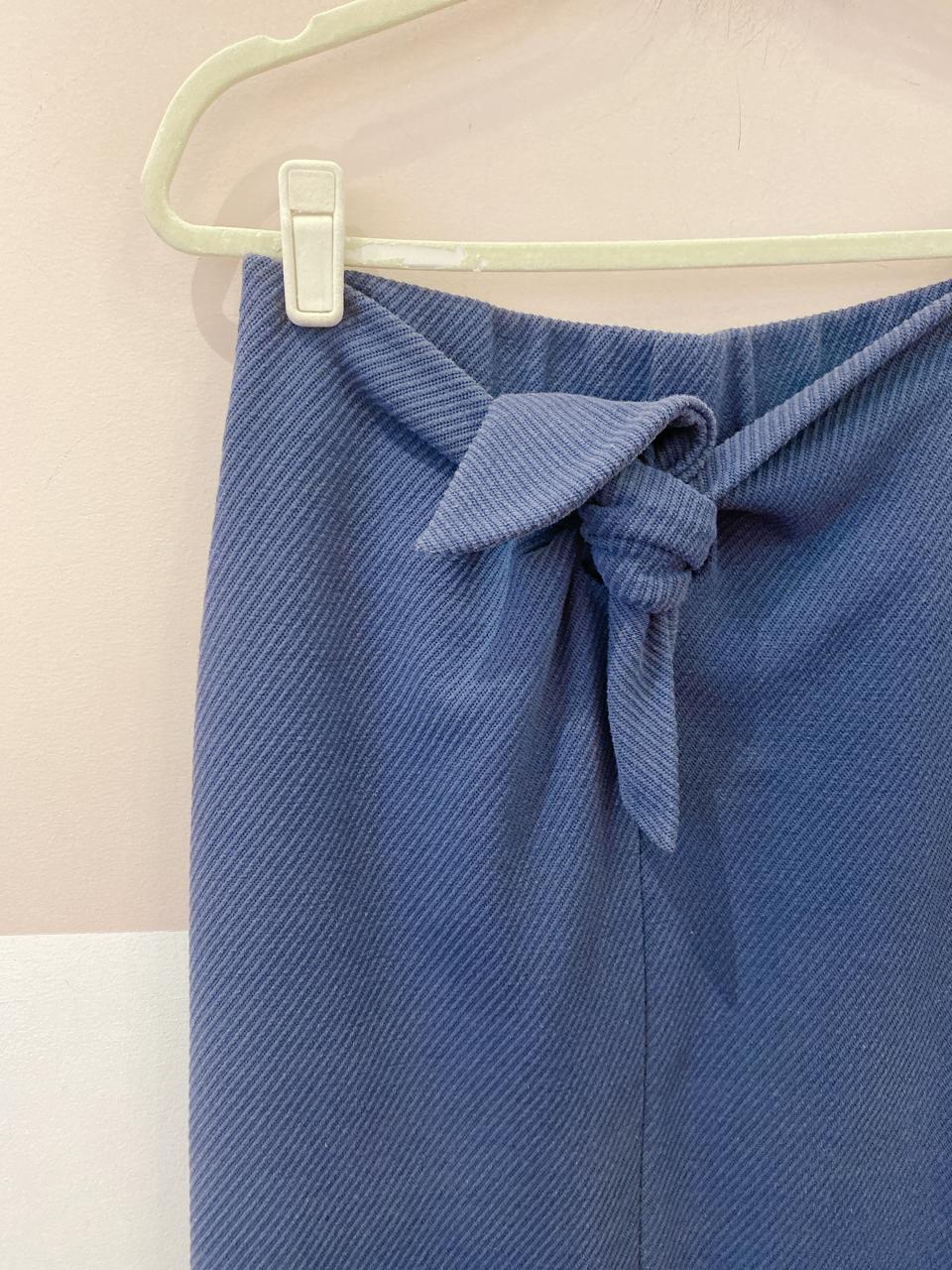 Saia midi azul Mixed P