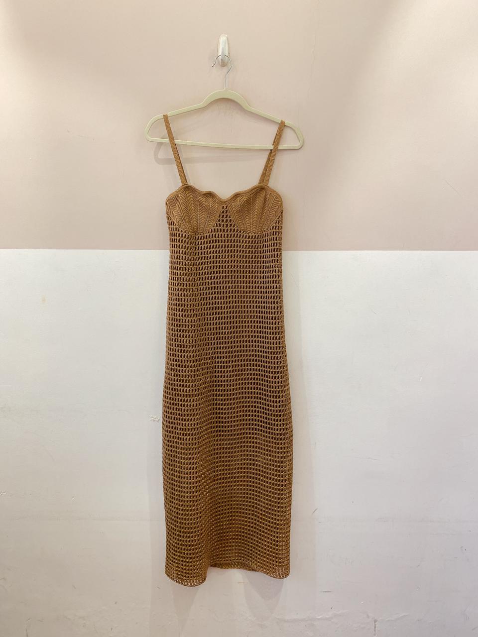 Vestido tricot marrom Dress To P