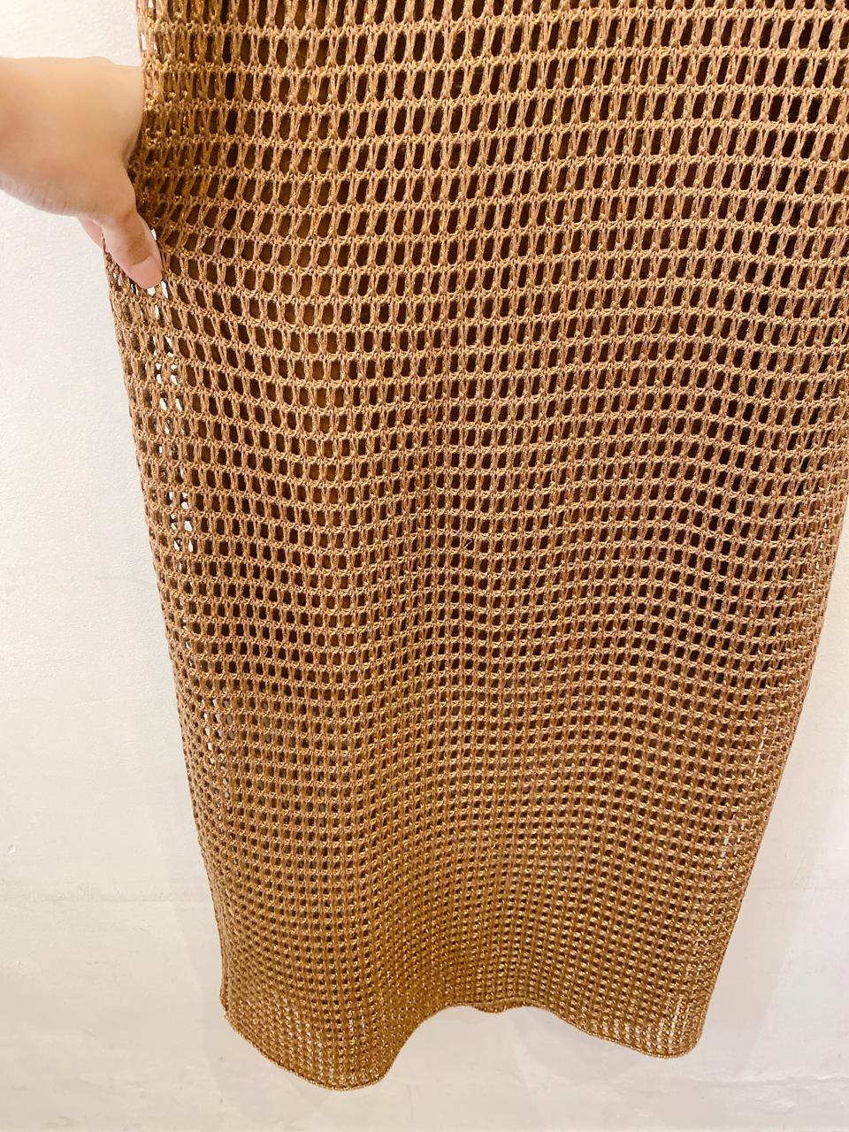 Vestido tricot marrom Dress To P