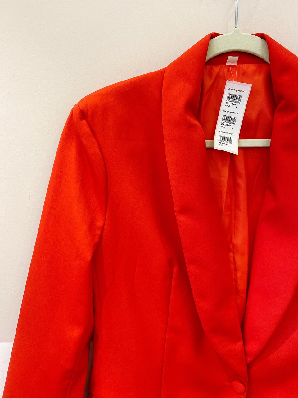 Blazer vermelho P