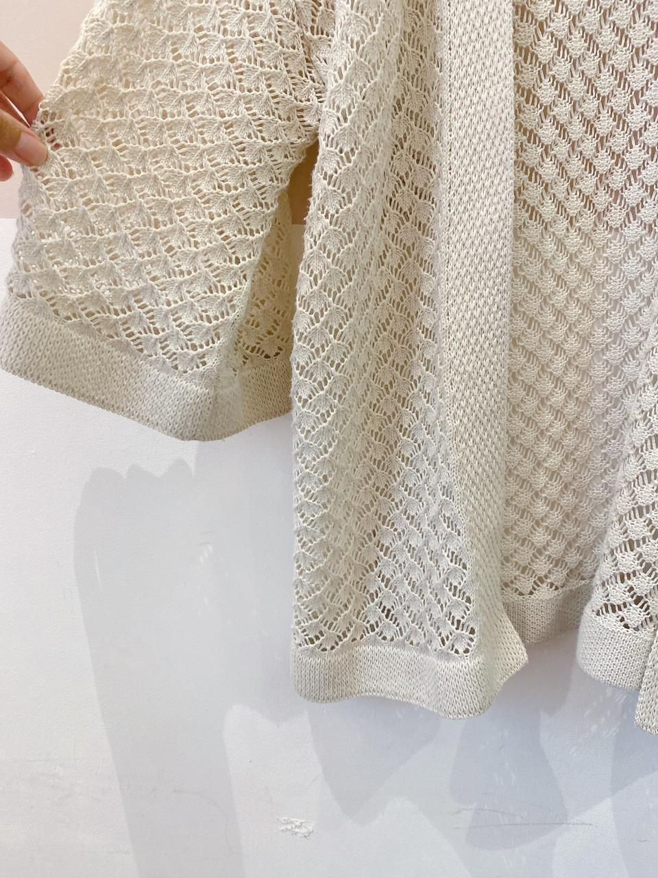 Kimono crochet gelo Maria Filó P