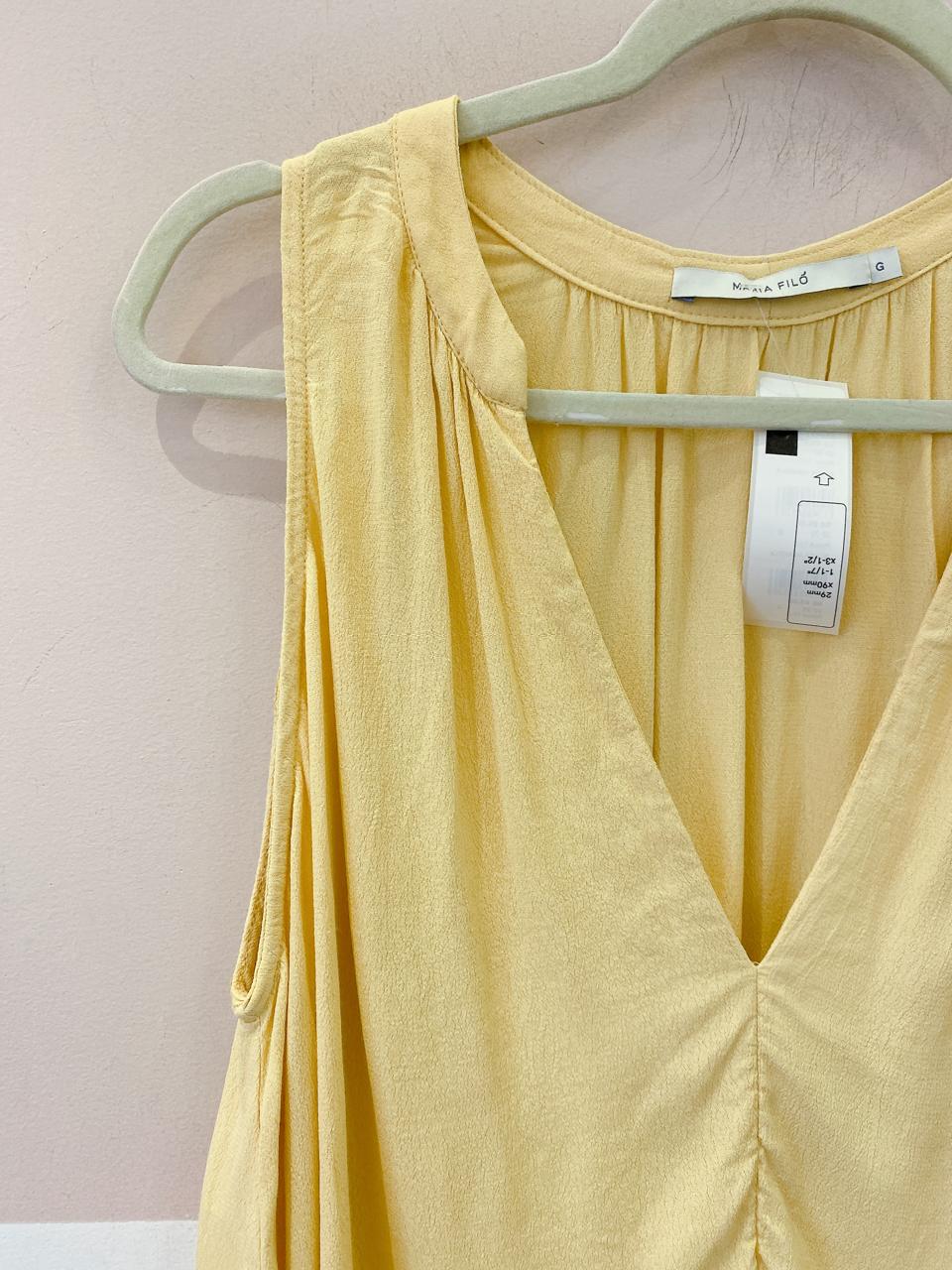 Blusa amarela Maria Filó G