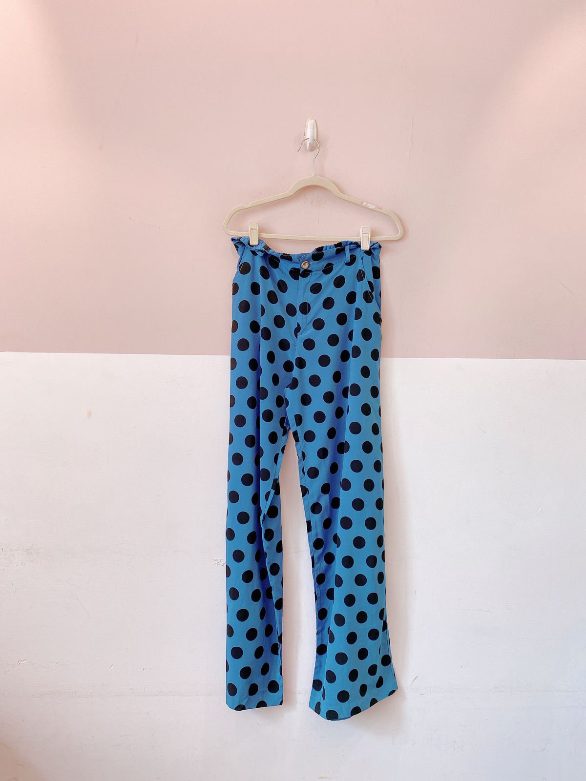 Calça azul bolas Aragana G