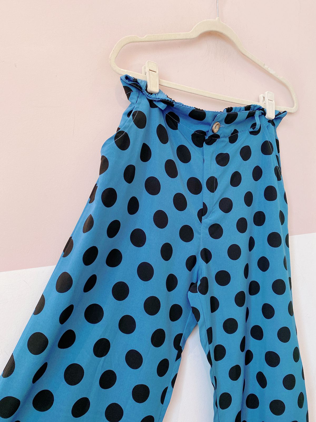 Calça azul bolas Aragana G