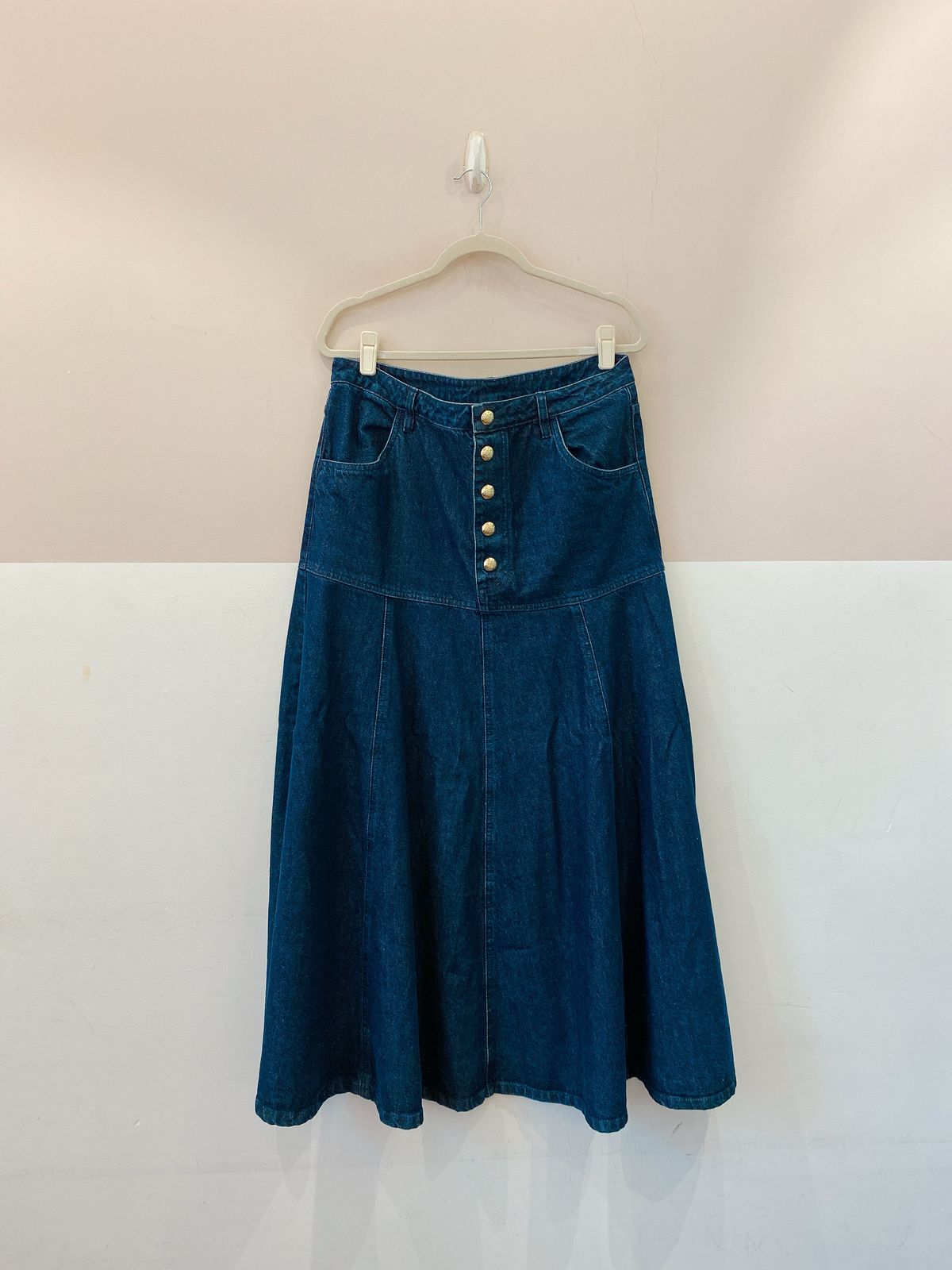 Saia jeans ampla Mixed 44